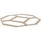Ekena Millwork 66 56W x 66 56H x 14T Large Cameron Decorative Fretwork Wood Ceiling Panels, Hickory CELW67X67X0250CAMHI - alternate 7
